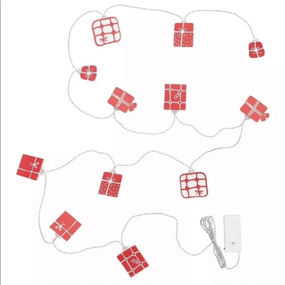 IKEA Decorative LED string light with 12 lights battery operated, metal gift box - Picture 3 of 5